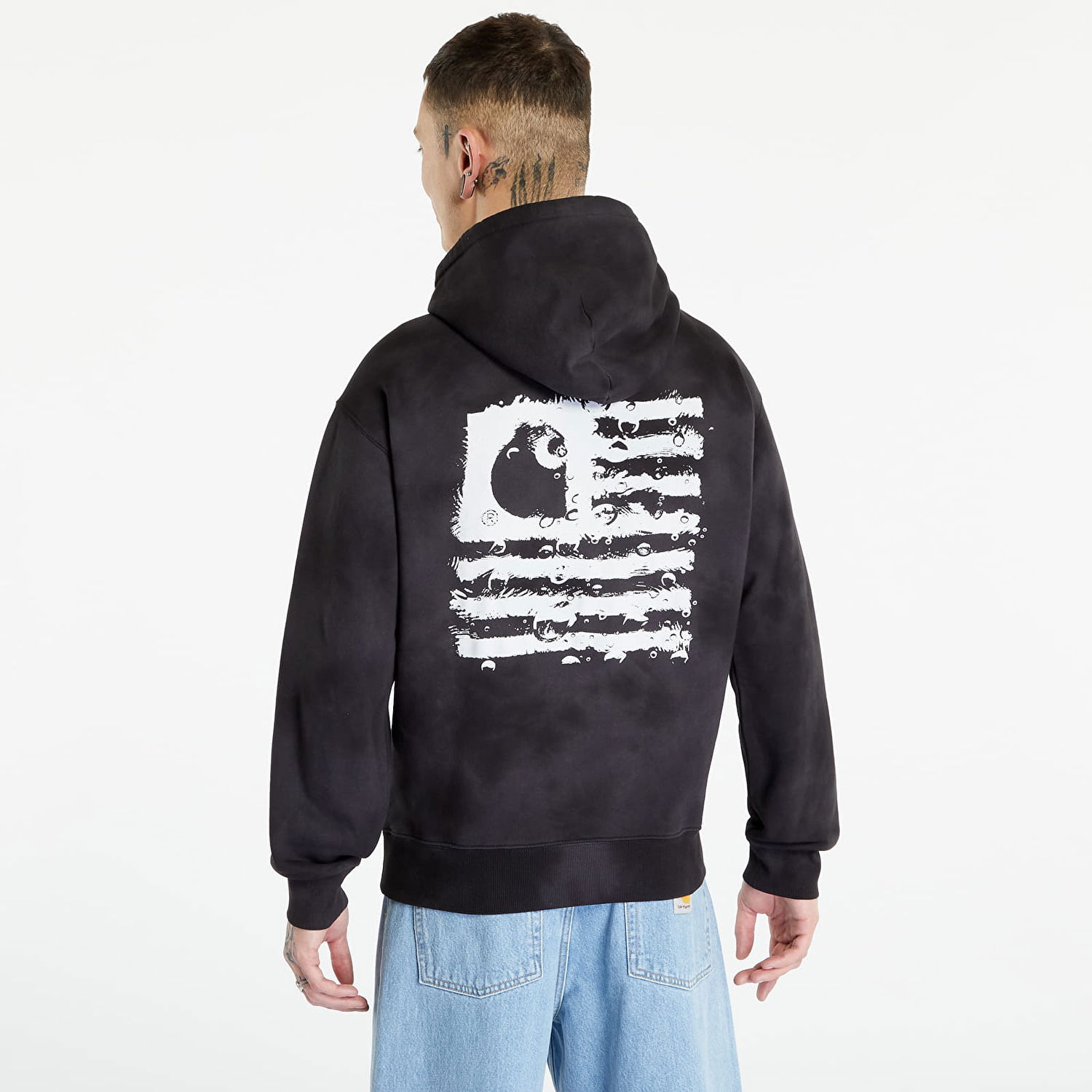 Sweatshirt Carhartt WIP Chromo Sweat Hoodie Svart | I031405.1K5XX, 0