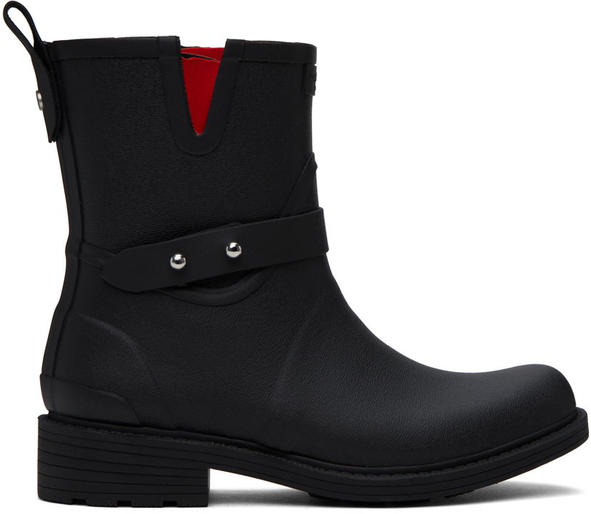 Kläder rag & bone rag & bone Moto Rain Boots Svart | W255F181Z