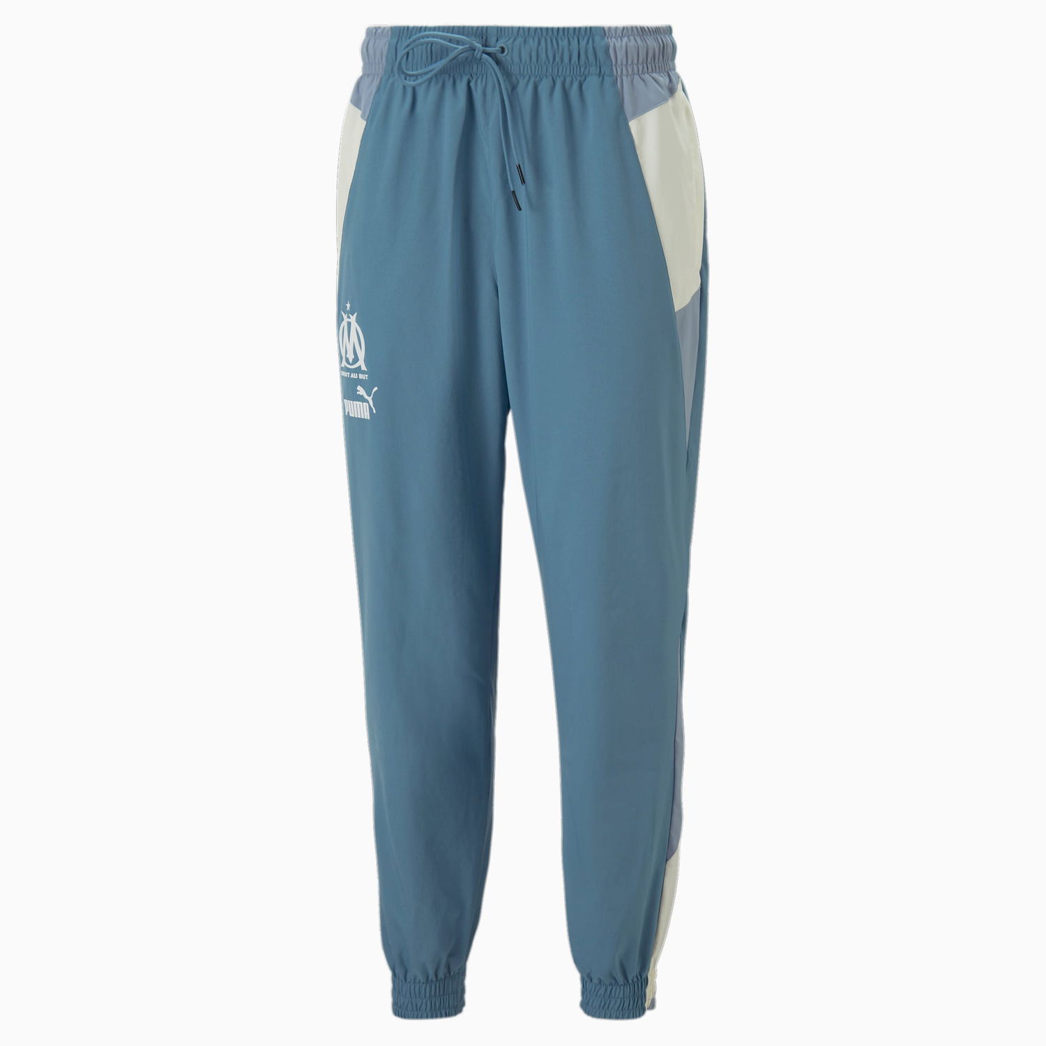 Träningsbyxor Puma Olympique de Marseille Woven Pants Blå | 773098_01, 1