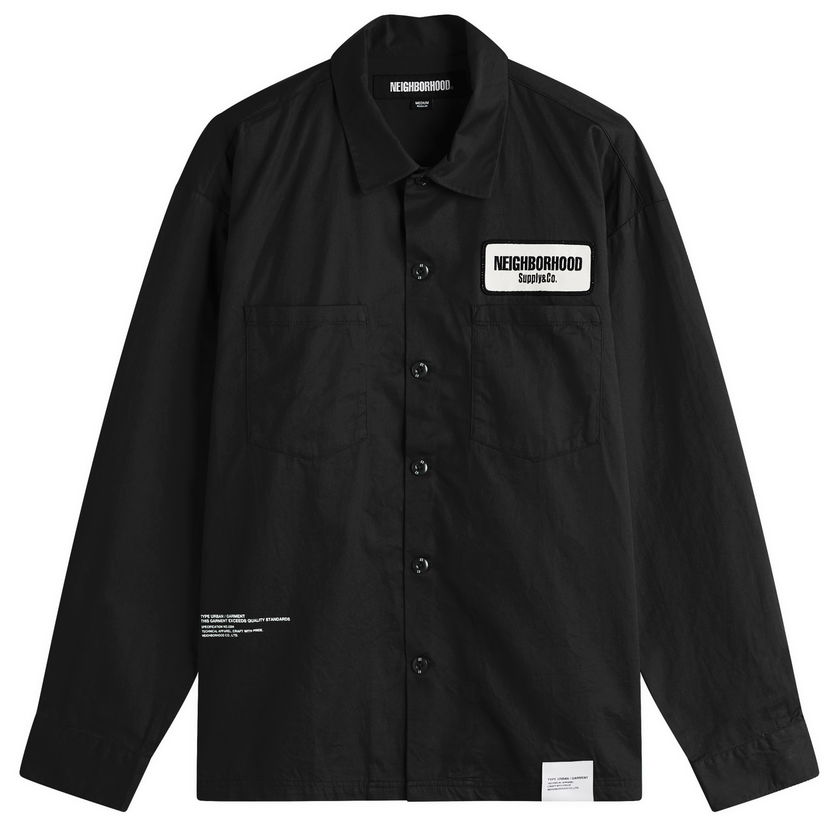 Skjorta Neighborhood Classic Work Shirt Svart | 251TSNH-SHM03-BLK