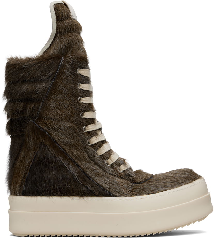 Sneakers och skor Rick Owens Rick Owens Concordians Megageobaskets Brun | RR02E1855 LHLC