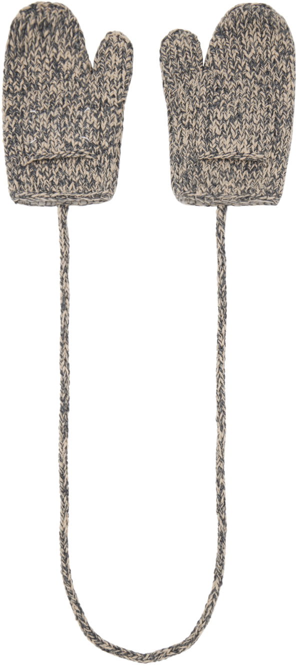 Handskar Maison Margiela Shetland Wool Mittens Grå | S50TS0043 M13067