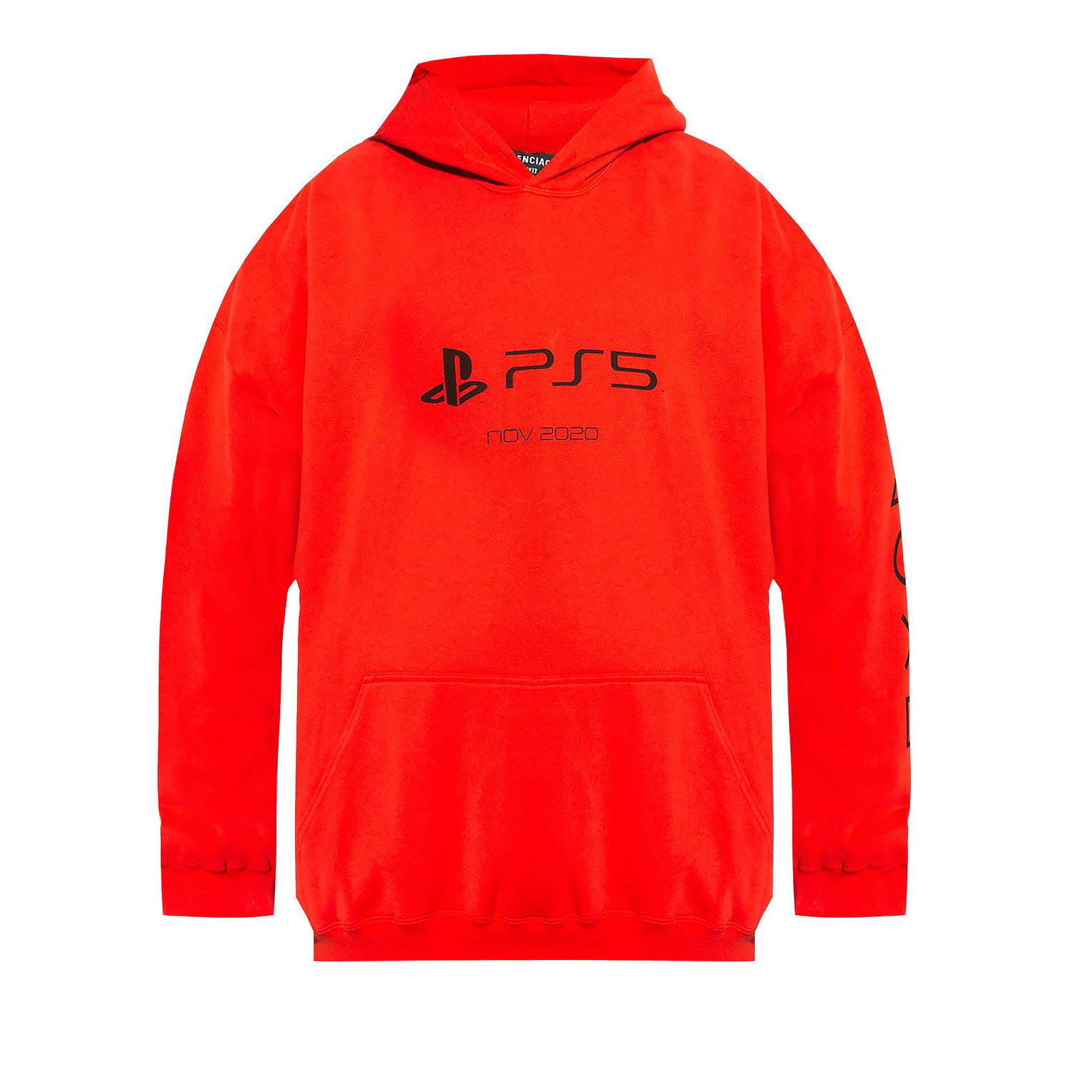 Sweatshirt Balenciaga Playstation Boxy Hoodie Röd | 651799 TKVF4 6552, 1