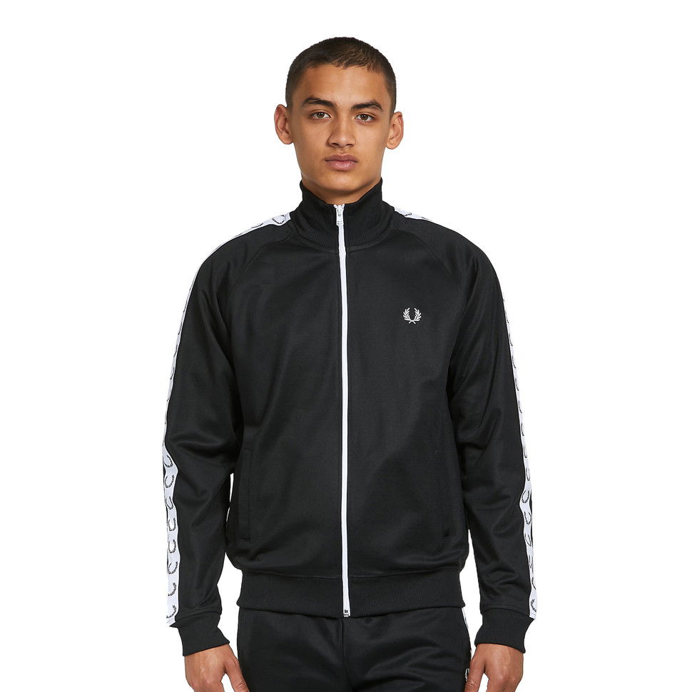 Bomberjacka Fred Perry Taped Track Jacket Svart | J4620-198, 1