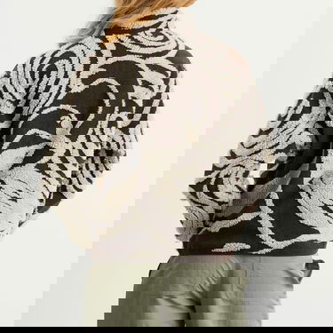 Jacka OBEY Swirls Jacquard Zip Jacket Flerfärgad | 221800445-BWM, 3