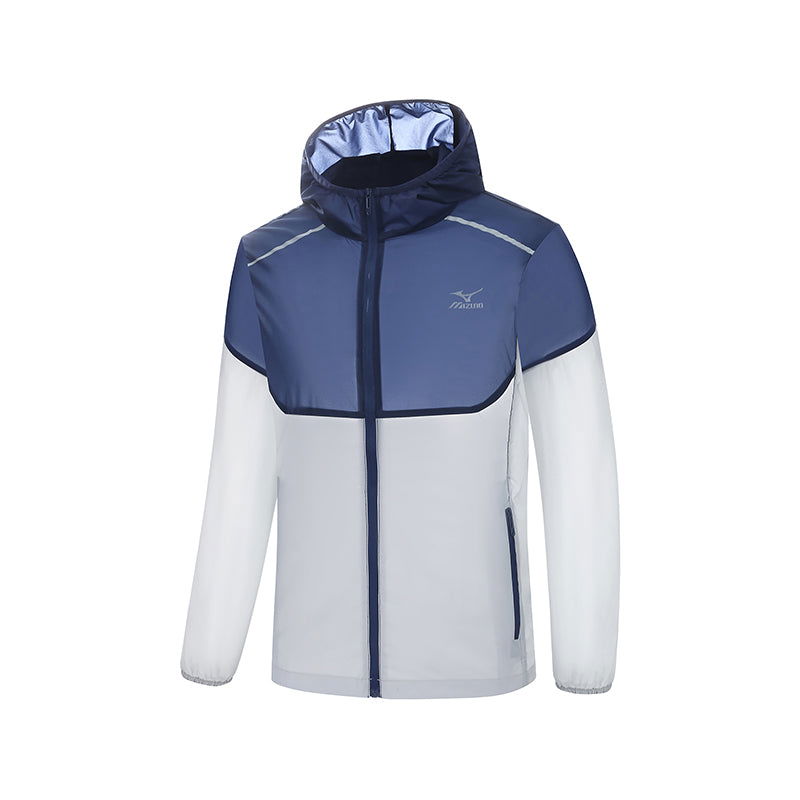 Vindjacka Mizuno UV Protection Running Jacket Blå | A2CE2A32, 0