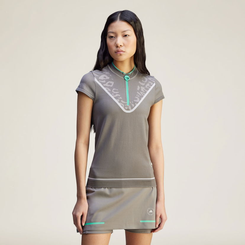 Kjol adidas Performance adidas by Stella McCartney TrueNature Golf Polo Shirt Grå | JI5229