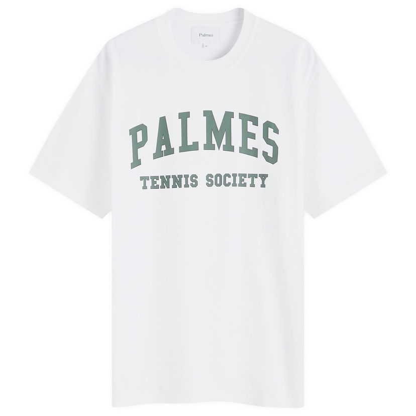 T-shirt Palmes Ivan Collegiate T-Shirt Vit | P10-0004-077