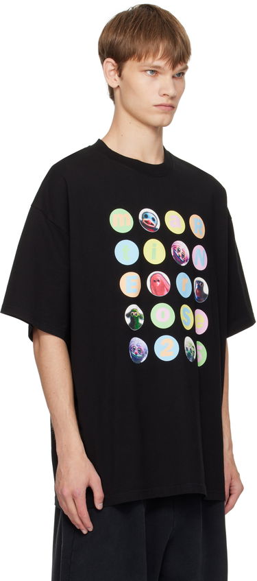 T-shirt Martine Rose Martine Rose Oversized Graphic T-Shirt Svart | 621JE06001J, 1