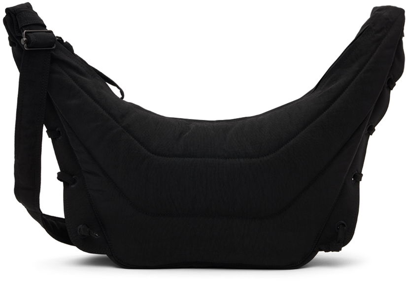 Axelväska LEMAIRE LEMAIRE Medium Soft Game Shoulder Bag Svart | BG0074 LF845