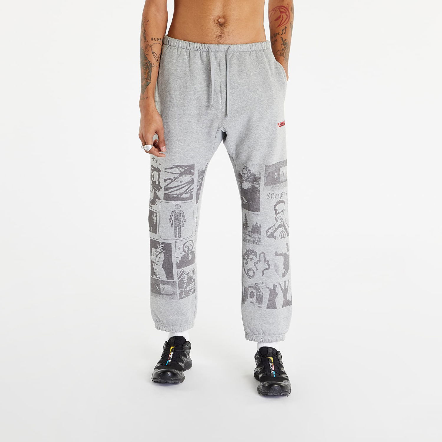 Träningsbyxor Pleasures Choices Sweatpant Grå | P23SP041 GREY, 0