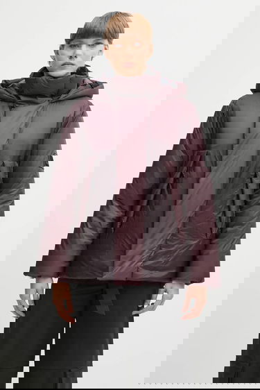 Pufferjacka Rains Torna Curve Winter Hooded Puffer Jacket Bourgogne | 17200.129, 0