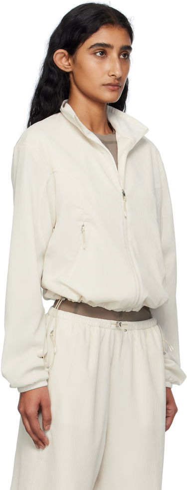 Jacka On Running Zendaya Edition Cropped Track Jacket Vit | 1WF31103504, 1