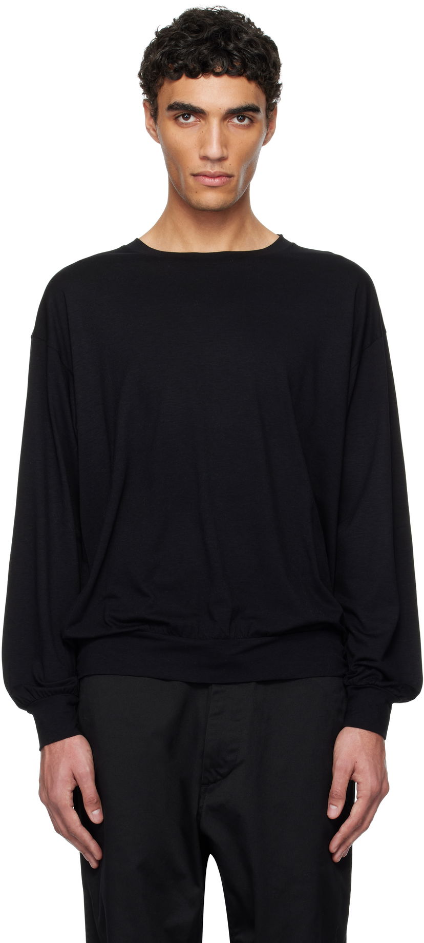 Sweater NANAMICA nanamica Crew Neck Sweater Svart | S25SH100U