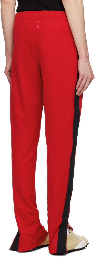 Träningsbyxor Maison Margiela Maison Margiela Striped Sweatpants Röd | S50KA0675 S22460, 2
