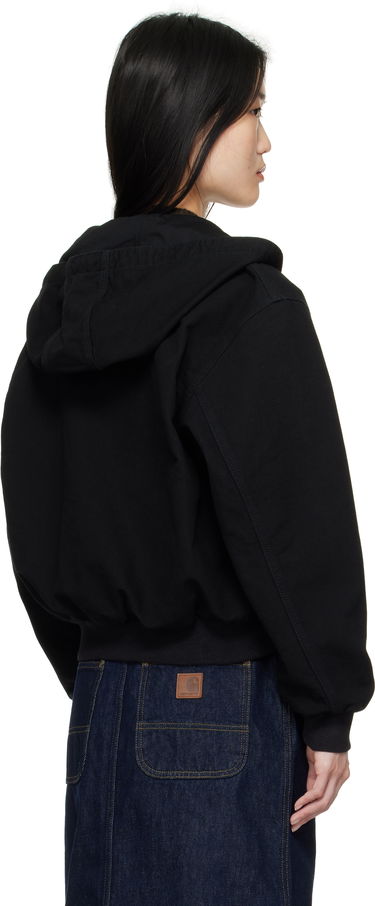 Sweatshirt Carhartt WIP Active Jacket With Hood Svart | I034321_9, 4