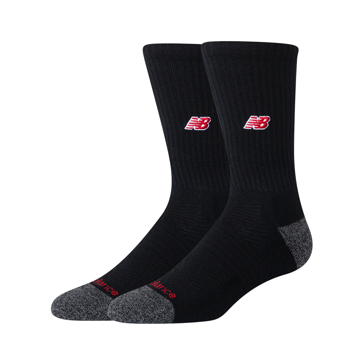 Strumpor New Balance Performance Crew Socks Svart | NBLAS25302BK, 0