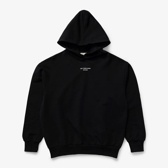 Sweatshirt Drôle de Monsieur Le Hoodie Classique Svart | PERM-P04BL, 0