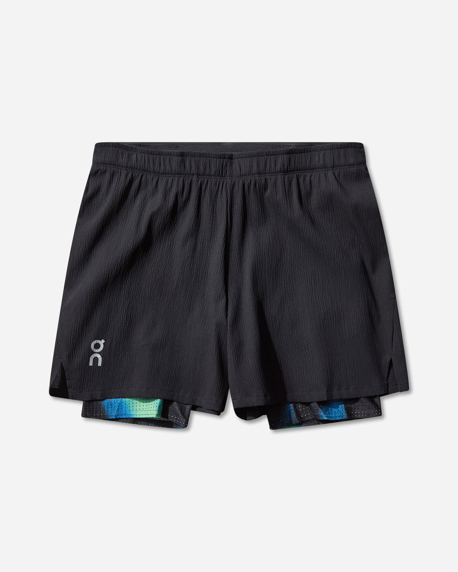 Shorts On Running Pace 2-in-1 Textured Running Shorts Svart | 1MF10813398 002, 1