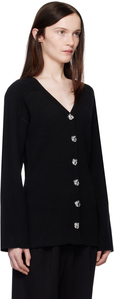 Sweater rag & bone rag & bone Bridget V-Neck Cardigan Svart | WAS24H012MM12, 1