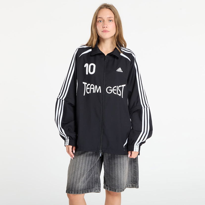 Jacka adidas Originals Adilenium Season 4 Teamgeist Oversized Track Jacket Svart | KE7569