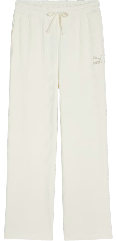 Träningsbyxor Puma Classics Ribbed Relaxed Sweatpants Beige | 624268-66, 2