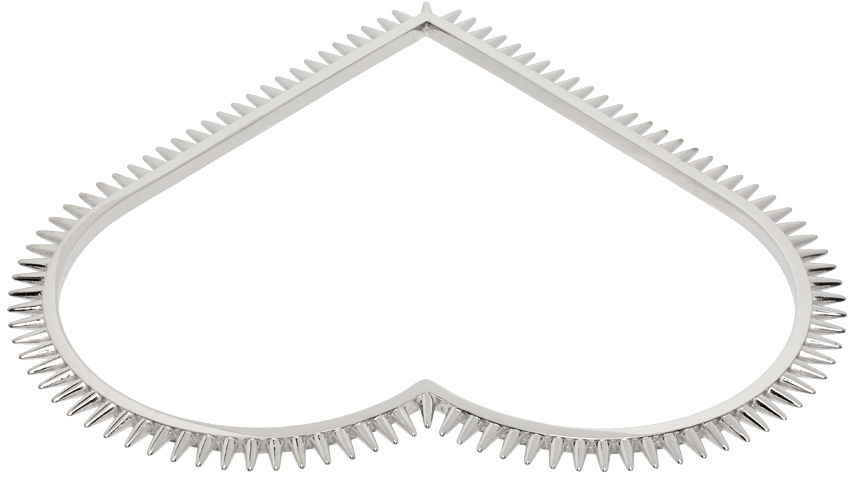 Armband We11done We11done Spike Heart Arm Cuff Metallisk | WD-AJ1-23-533-U-SV, 1