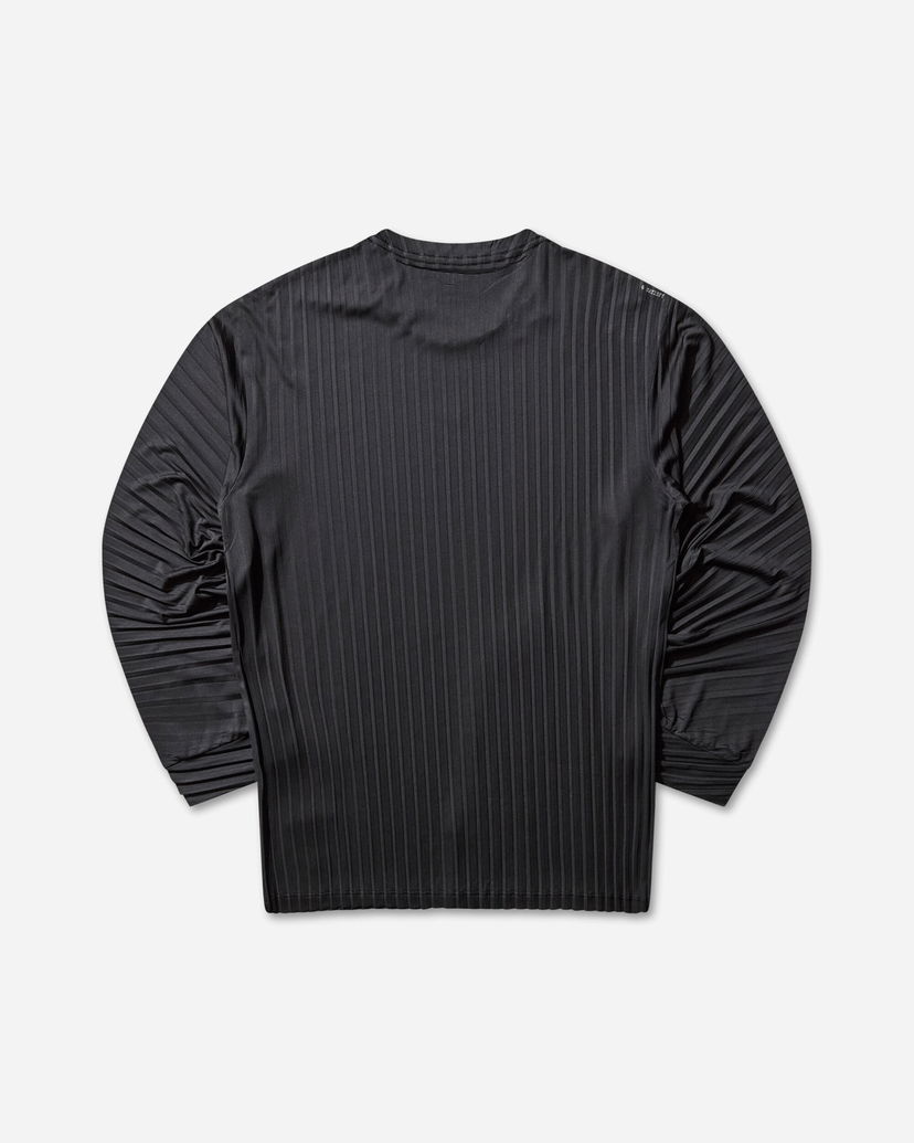 T-shirt Satisfy AuraLite Pleated Long T-Shirt Svart | 11068 00001