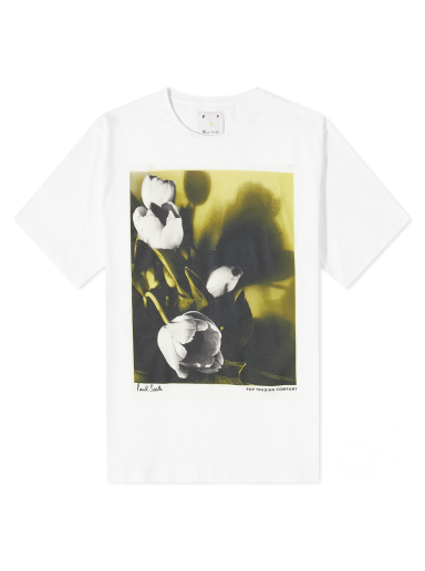 T-shirt Pop Trading Company x Paul Smith Tulip Tee Vit | M1R-136YE-KP3975