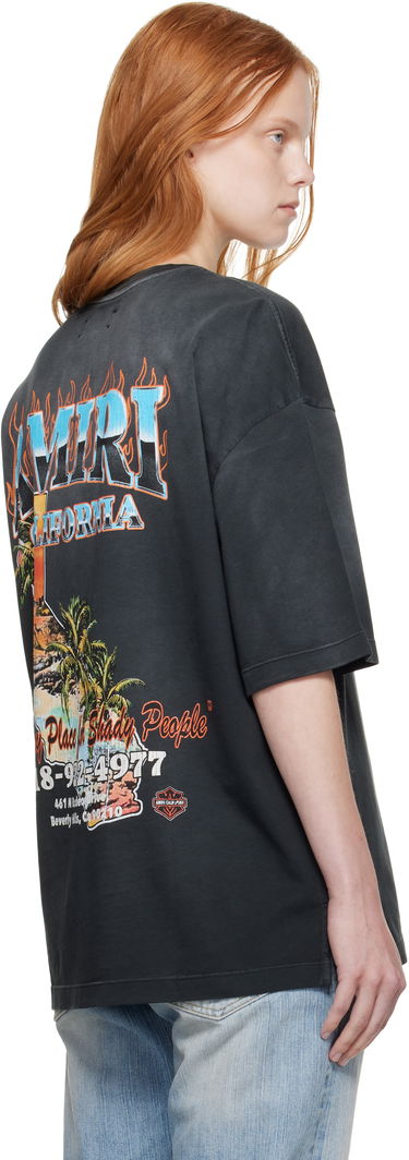 T-shirt AMIRI AMIRI 'AMIRI' Sunny Place Oversized T-Shirt Svart | AWJYTE1069, 2