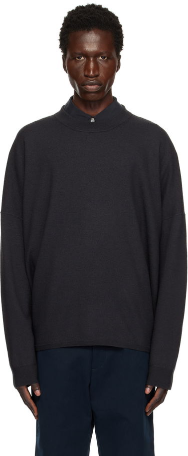 Sweater Studio Nicholson Studio Nicholson Scafell Knit Sweater Svart | SCAFELL SNM - 1294, 0