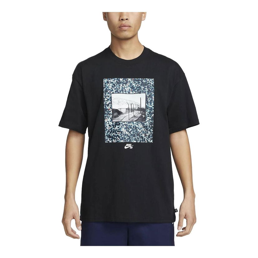 T-shirt Nike SB Skateboard T-Shirt Svart | FB8141-010