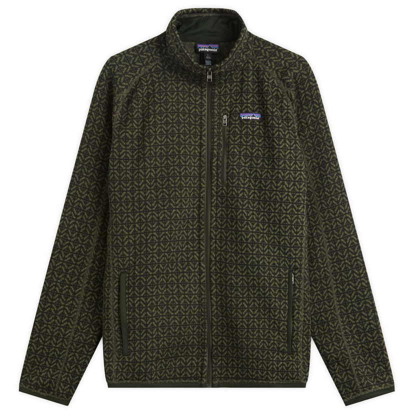 Jacka Patagonia Better Sweater Jacket Scales Grön | 25528-SODG