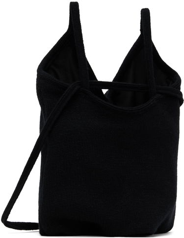 Axelväska We11done We11done Mini Touch Knit Shoulder Bag Svart | WD-AB3-23-481-U-BK, 2