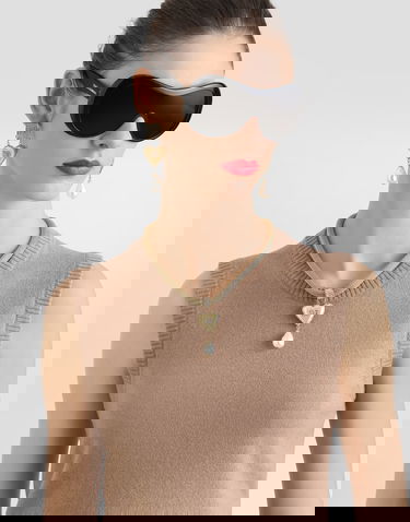 Sweater Dolce & Gabbana Dolce & Gabbana Cashmere Sleeveless Sweater Beige | FXT61ZJDVC2M2186, 3