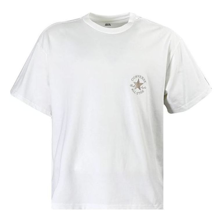 T-shirt Converse Chuck Taylor Logo  T-Shirt Vit | 10024935-A01