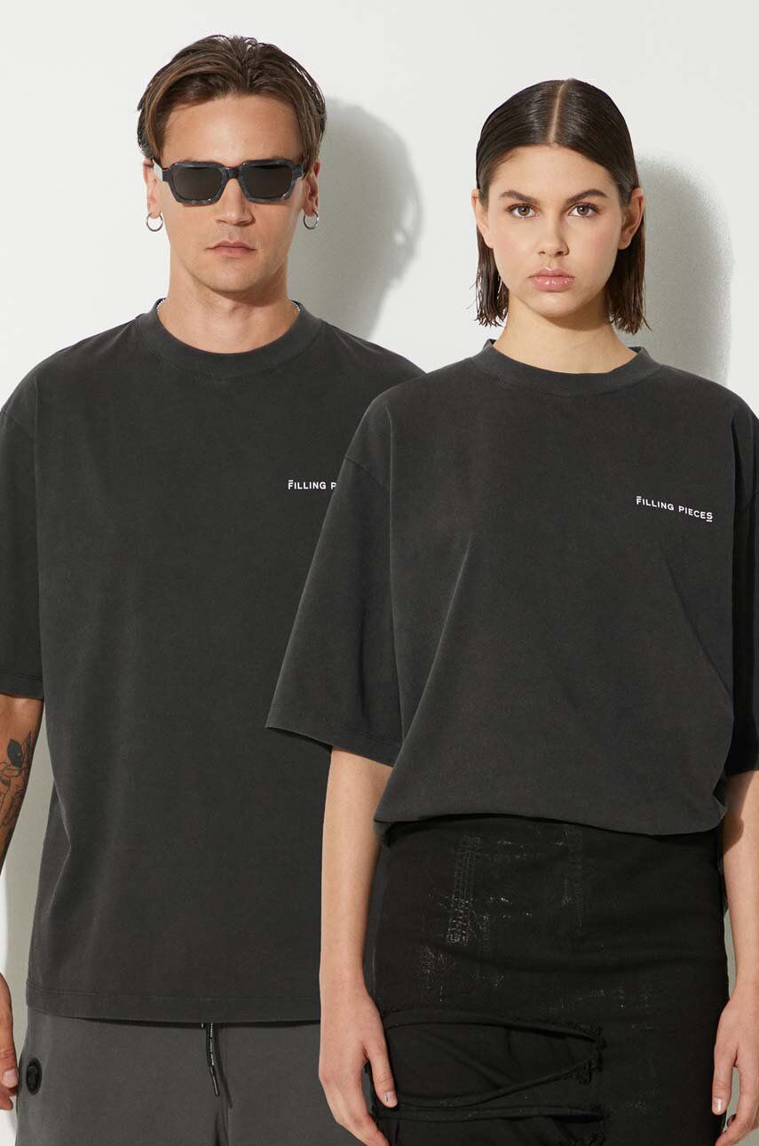 T-shirt Filling Pieces T-Shirt Boxy Vintage Svart | 74413780626, 0