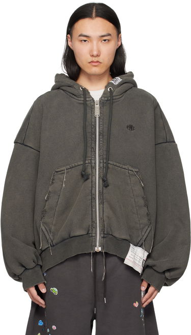 Sweatshirt Maison MIHARA YASUHIRO Maison MIHARA YASUHIRO Amateur Sewn Zip-Up Hoodie Grå | A14PK521, 0