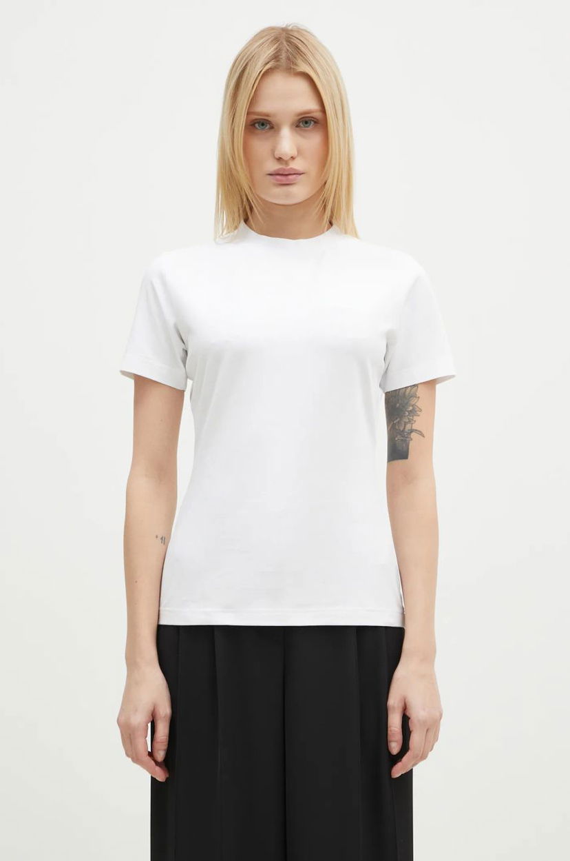 T-shirt VETEMENTS VETEMENTS Fitted T-Shirt Vit | WA66TR630W