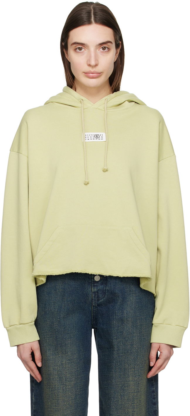 Sweatshirt Maison Margiela MM6 Unbrushed Hoodie Grön | S52GU0219 S25537, 0
