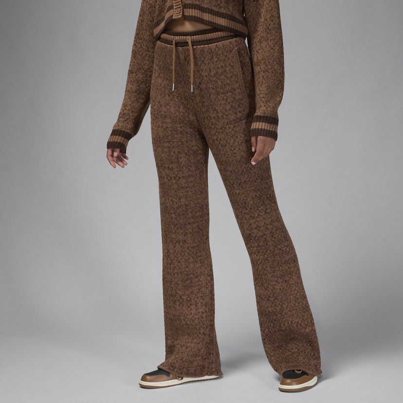 Träningsbyxor Jordan Air Jordan Knitted Sweatpants Brun | FZ4201-223