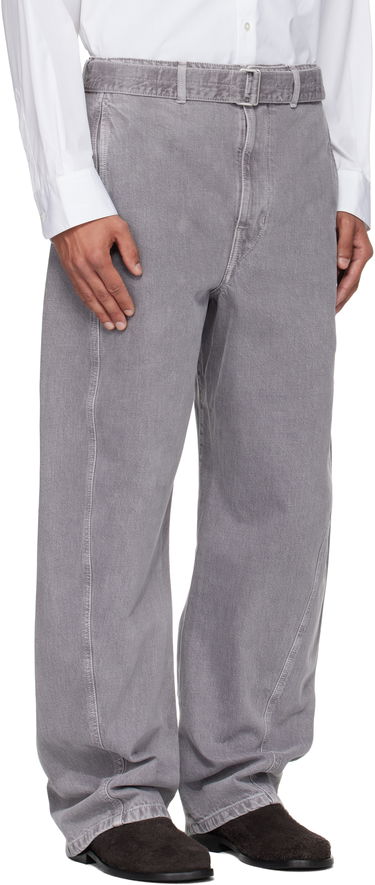 Jeans LEMAIRE Lemaire Twisted Belted Jeans Grå | PA326 LD1062, 1