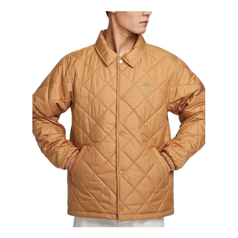 Pufferjacka Nike Therma-FIT Insulated Quilted Jacket Brun | FZ0635-224