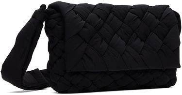 Axelväska Bottega Veneta Bottega Veneta Small Rumple Messenger Bag Svart | 795498-V4GE1-8803, 1