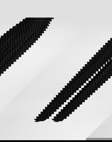 Byxor Dolce & Gabbana Dolce & Gabbana Pinstripe Cropped Trousers Svart | GP166TFRMD4S8051, 0