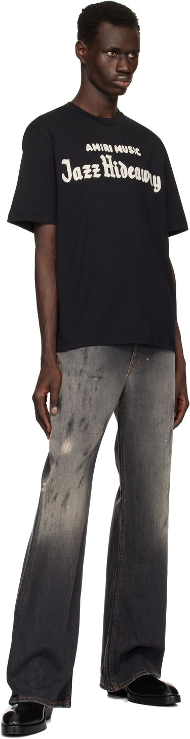 T-shirt AMIRI Amiri Music Jazz Hideaway T-Shirt Svart | AMJYTE1172, 3