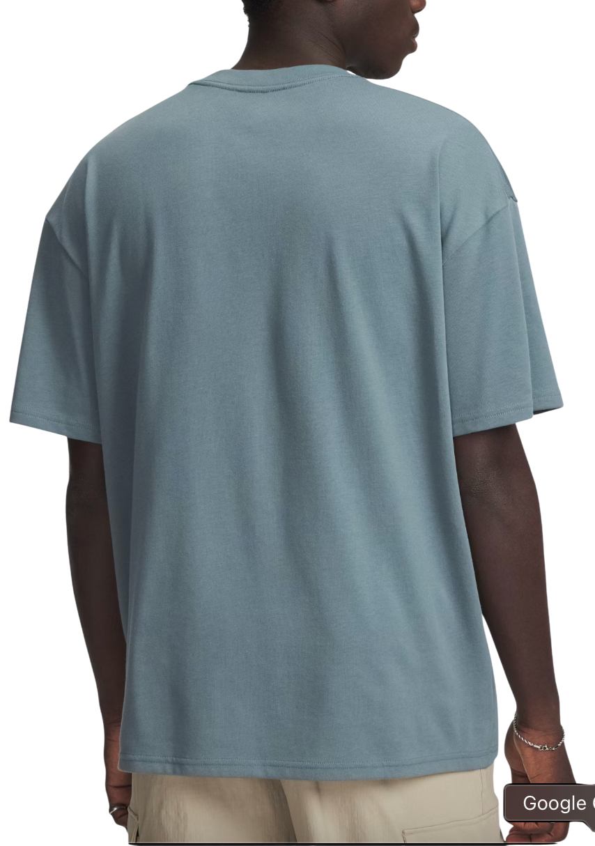 T-shirt Under Armour Heavyweight Oversized Branded Short Sleeve T-Shirt Blå | 1389146-587, 1