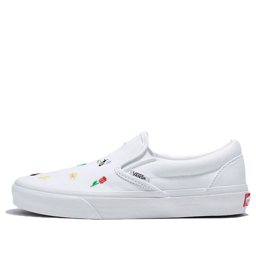 Sneakers och skor Vans Classic Slip-On Garden Party Vit | VN0A5JLXW00