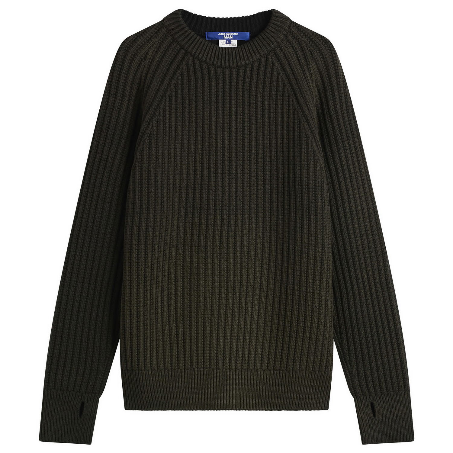 Sweater Junya Watanabe Junya Watanabe MAN Double Sided Ribbed Knit Large Grön | WP-N002-051-1, 1