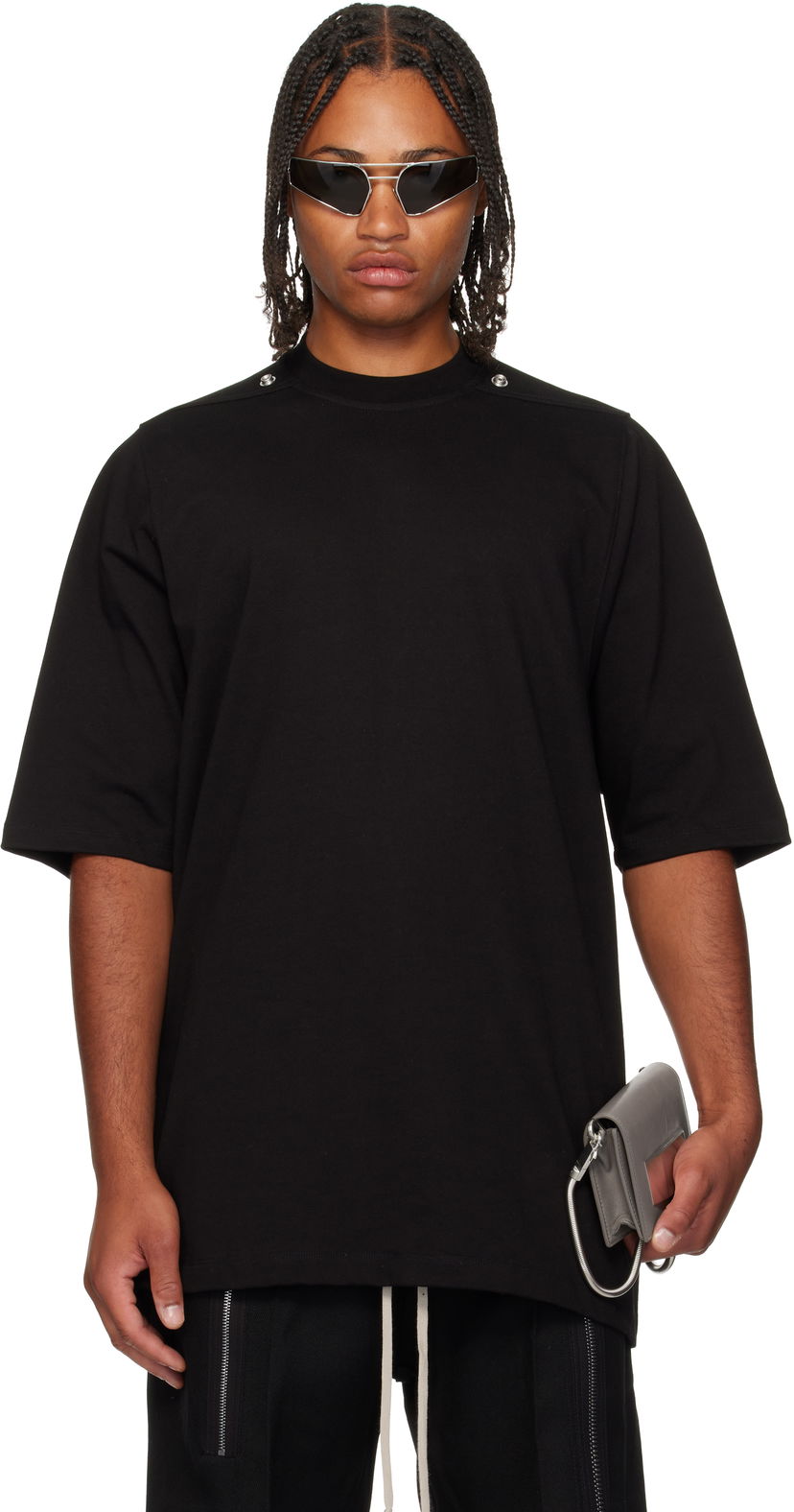 T-shirt Rick Owens Rick Owens Concordians Jumbo Short Sleeve T-Shirt Svart | RU02E1249 BAES2